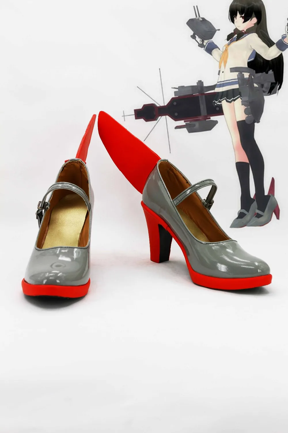 

Kantai Collection Japanese Destroyer Isokaze Boots Cosplay Shoes