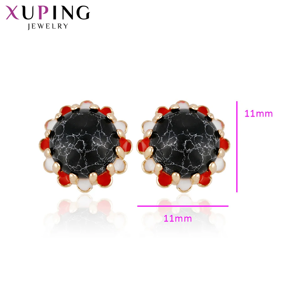 Xuping особенно модные серьги новый дизайн шаров позолоченные ювелирные изделия