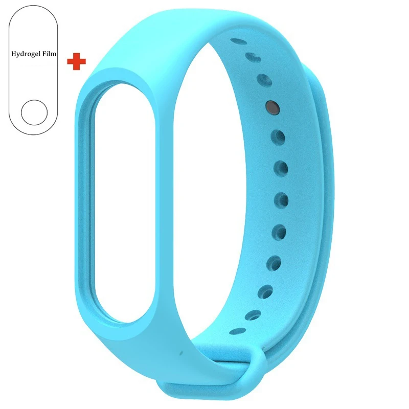 as the picture shows Ремешок на запястье для Xiaomi mi Band 3 mi band 3 2 4 1 ремешок для спортивных часов часы браслет силиконовые аксессуары pulseira desпорто correa versa - Цвет: as the picture shows
