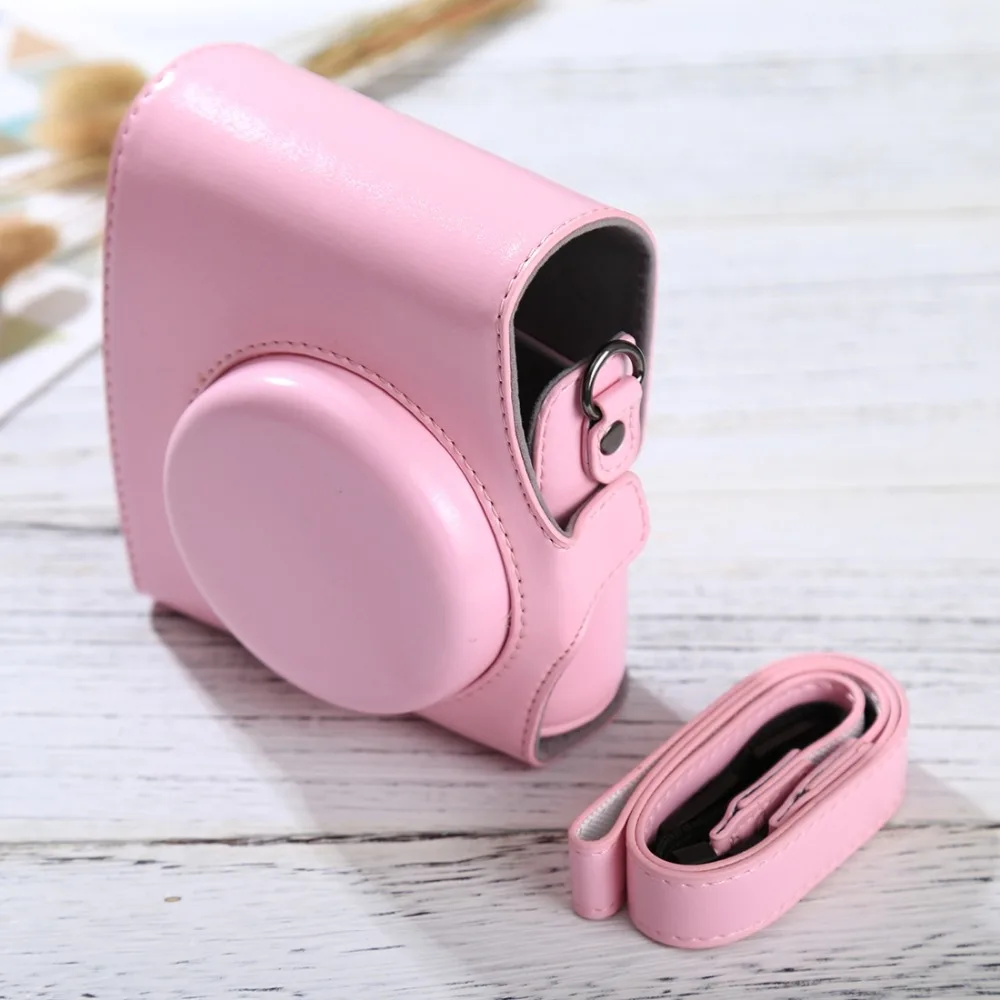 Всего тела Кожа PU цифровой Камера сумка для FUJIFILM instax mini 90/25/7/8/ 9 чехлы с