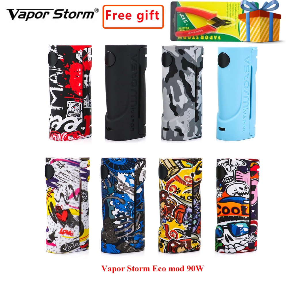 Vapor Storm Eco Box Mod 90 Вт с 10s непрерывным временем 18650 электронная сигарета режим обхода