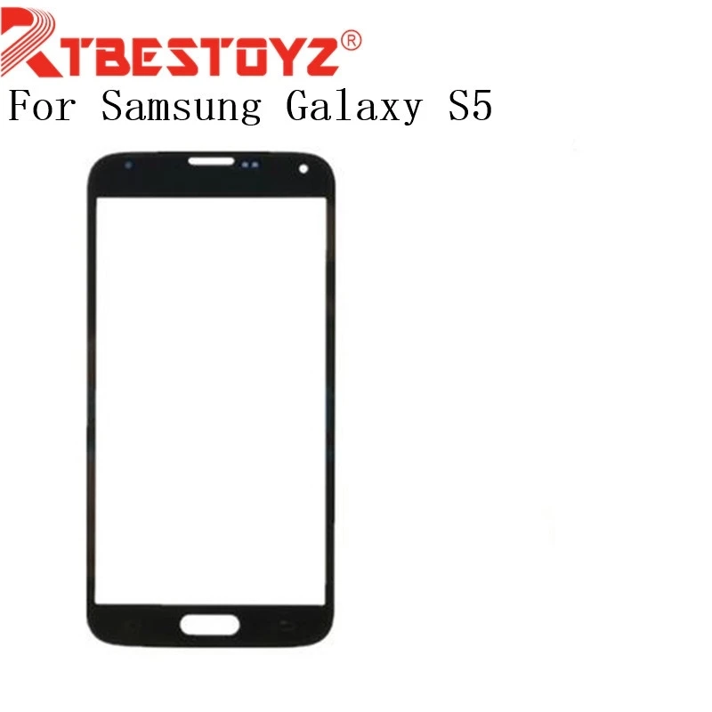 

RTBESTOYZ Front Outer Touch Screen Lens Glass For Samsung Galaxy S5 G900f i9600 Parts Replacement With Tools