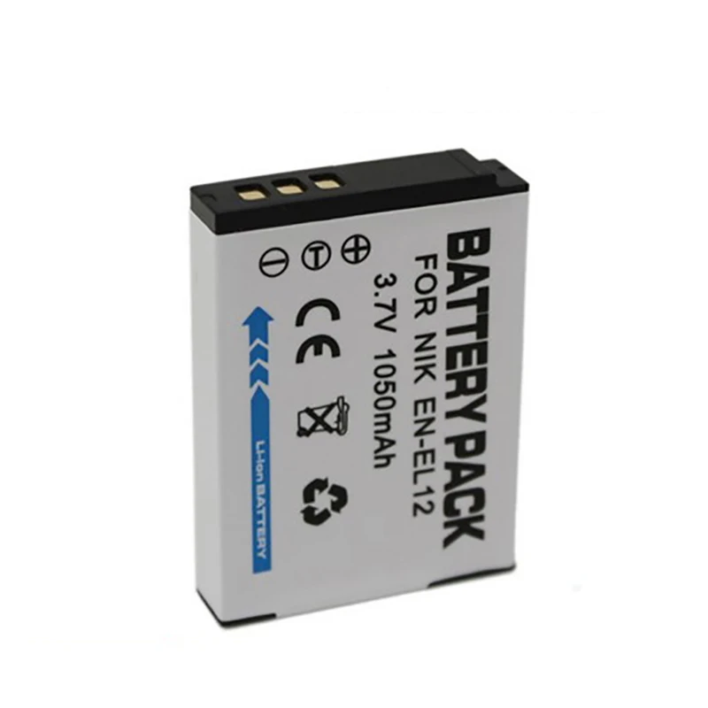 LPD 1050 мАч 100% Новый Сменный аккумулятор для камеры Nikon N EL12 ENEL12 S1200PJ AW100 S8200 S6200 S1000PJ
