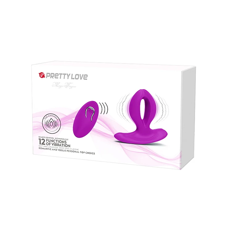 Силиконовый вибратор Pretty love с 12 функциями двойной мотор дистанционное