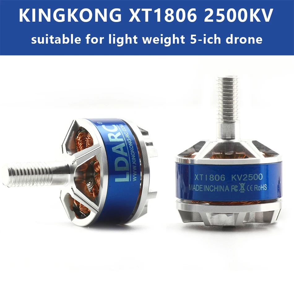 LDARC KINGKONG XT1806 2500KV бесщеточный двигатель CW CCW для FPV Racing Drone Quadcopter RC Racer