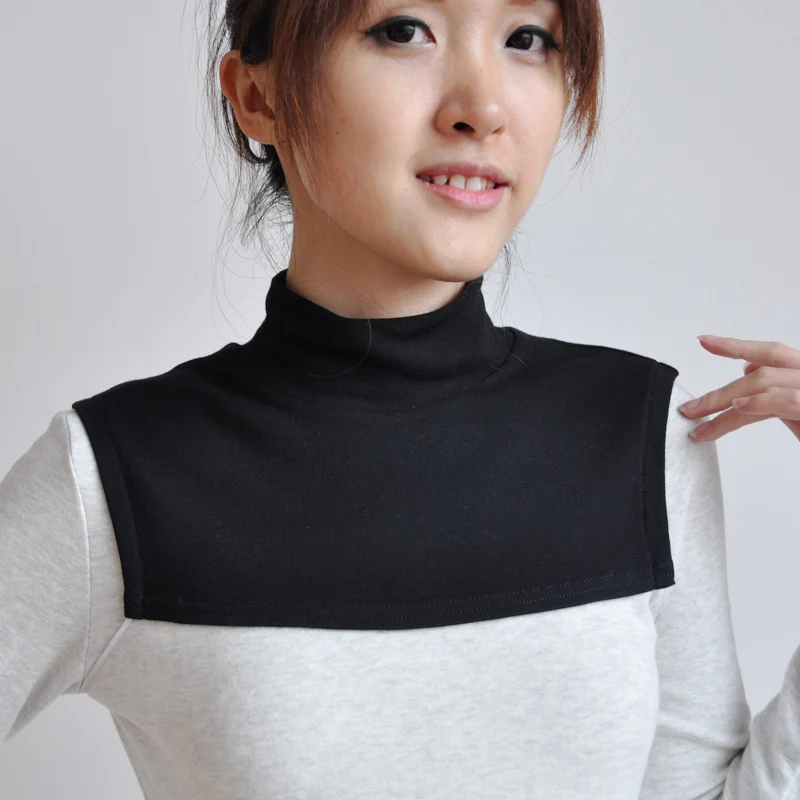 Съемные воротники искусственные ложный воротник хлопковый съемный