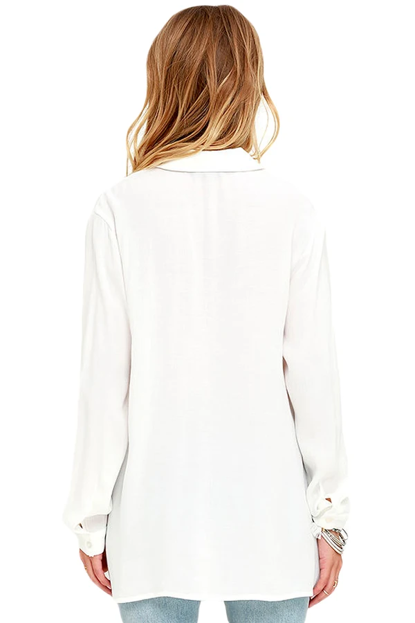 Dear Lover Черный С Длинным Рукавом Lace-up Top LC25858 |
