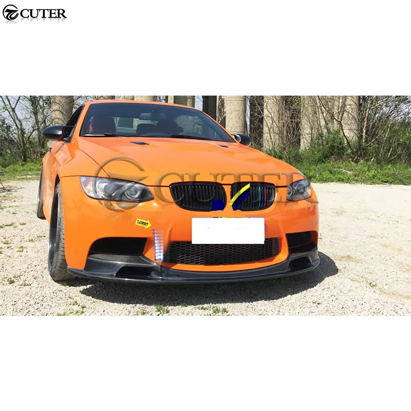 Спойлер для переднего бампера E92 E93 M3 спойлер из углеродного волокна BMW комплект