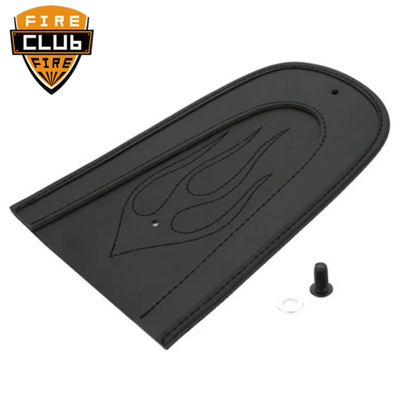 Кожа Черный мотоцикл заднее крыло нагрудник Solo Seat Для Harley Sportster XL 883 1200 04 16