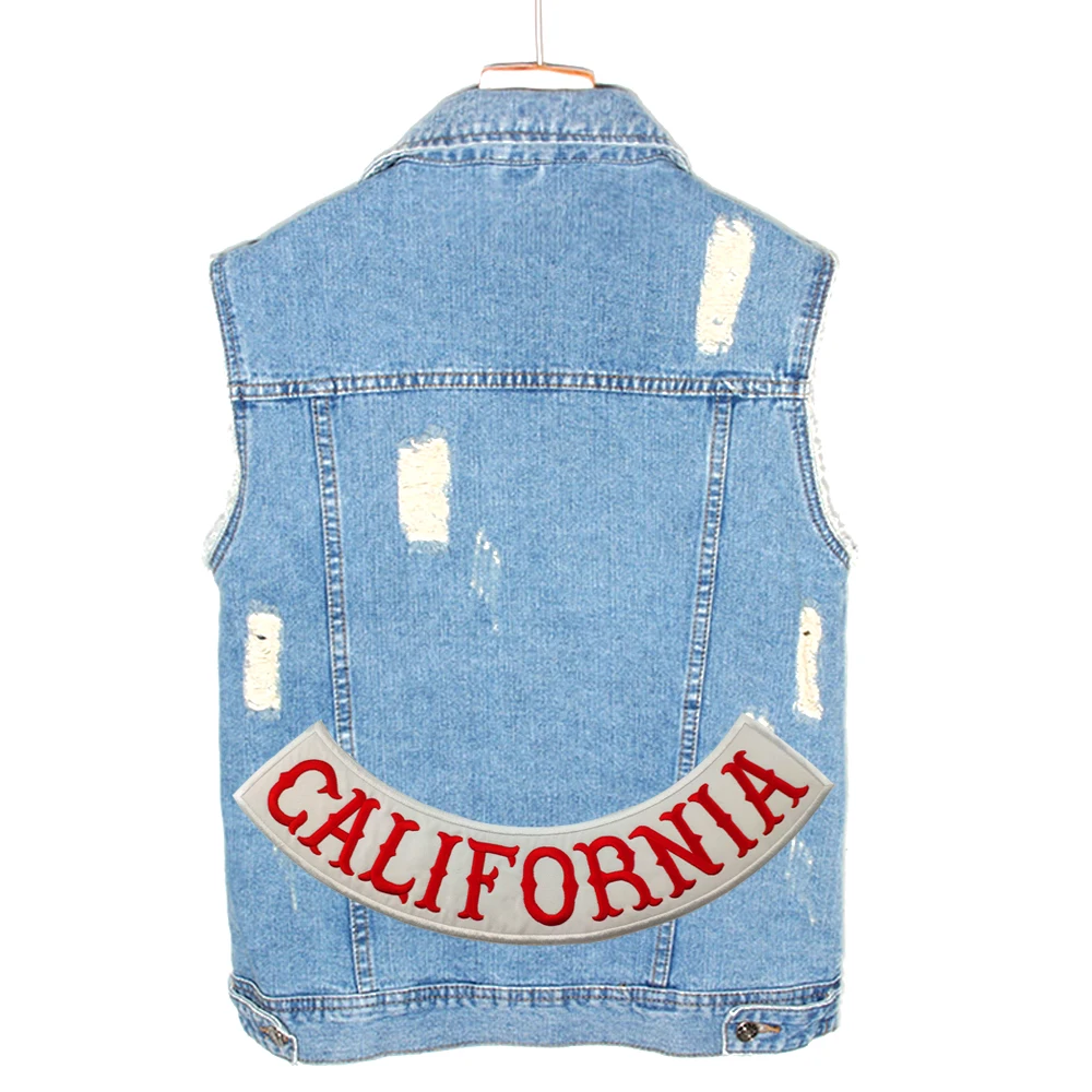 Накладки для одежды California Rocker накладки с вышивкой утюжок на спине наклейки заказ