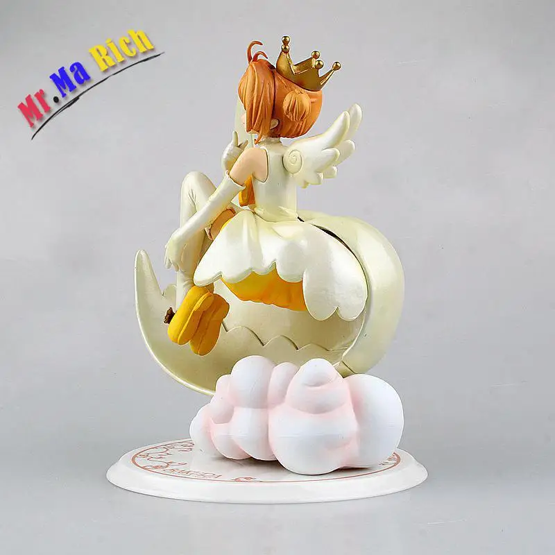 Бесплатная доставка Аниме Cardcaptor Sakura Figma 244 Kinomoto ПВХ фигурка Коллекционная модель