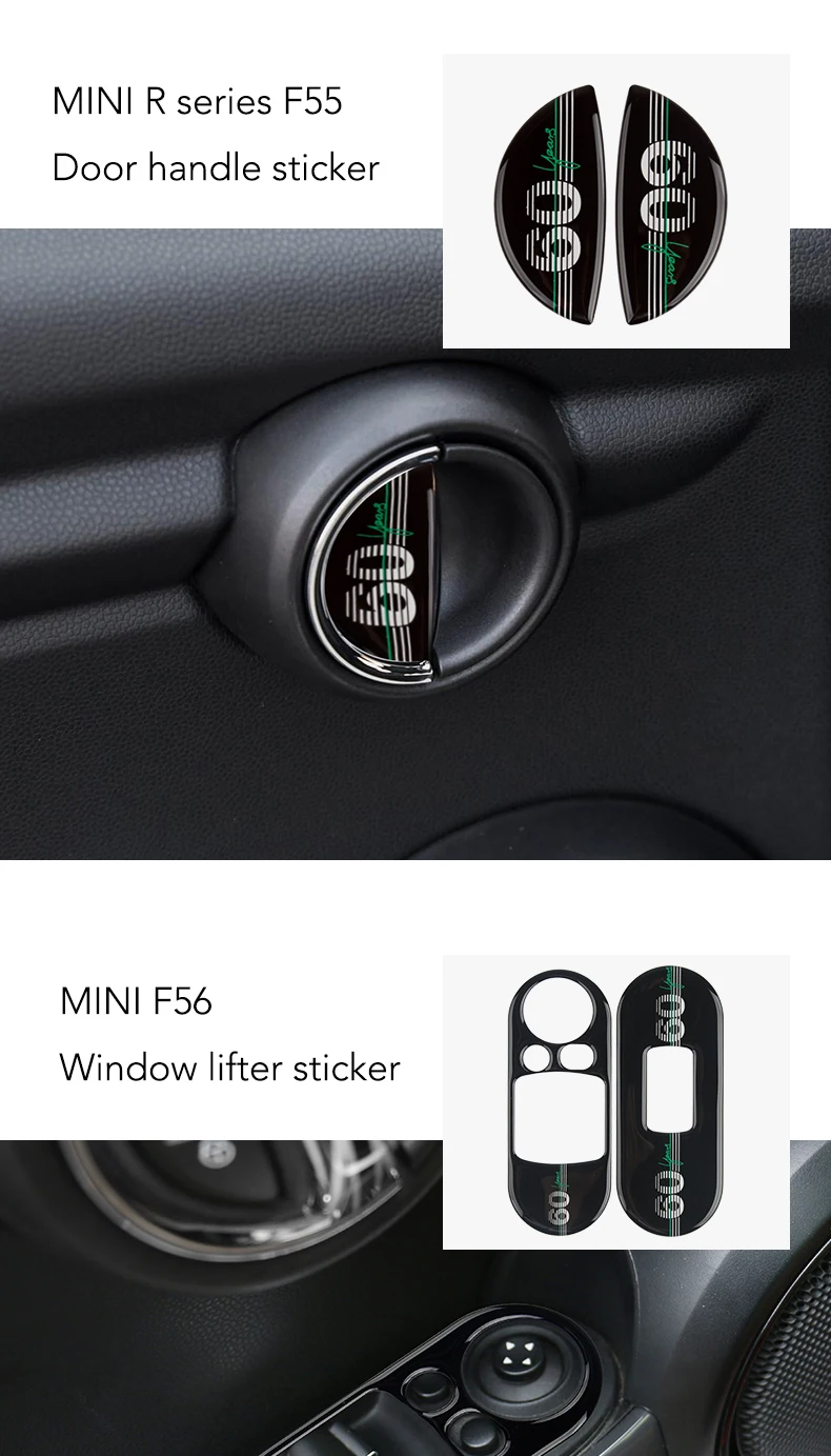 Для MINI Cooper хэтчбек F56 весь внутренний углеродного волокна Стикеры Наклейка Обложка ручка вентиляционное консоли Панель Корпус случае аксессуары