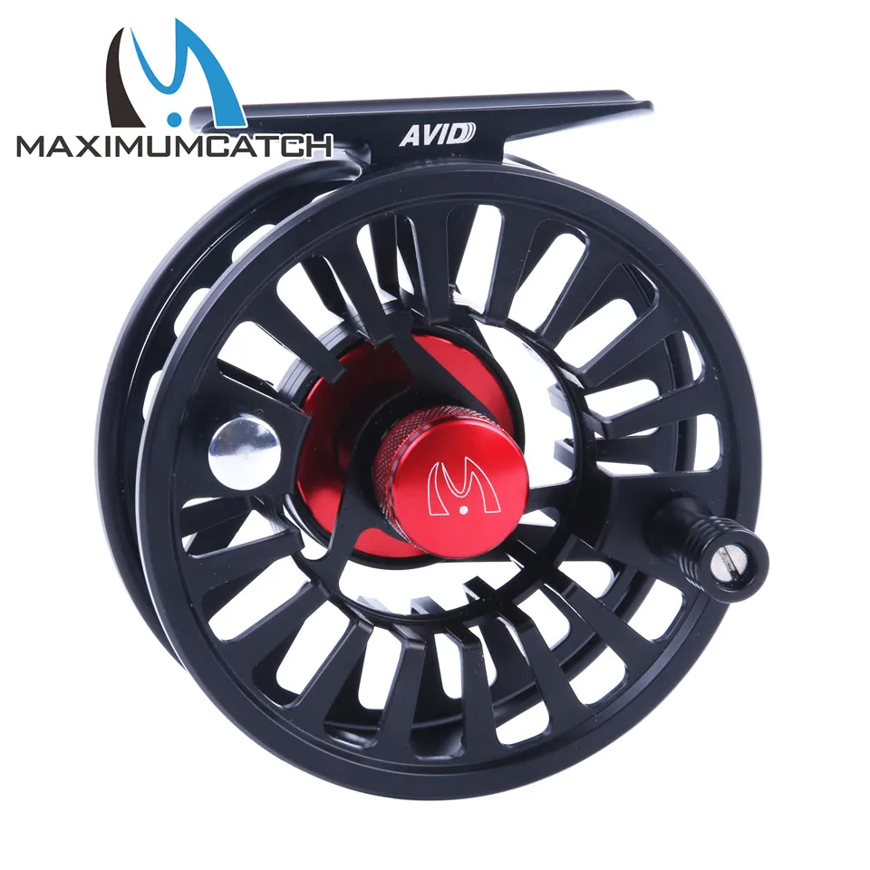 Maximumcatch Fly Рыбалка катушка 3 8wt обработанные алюминиевые микро регулировка