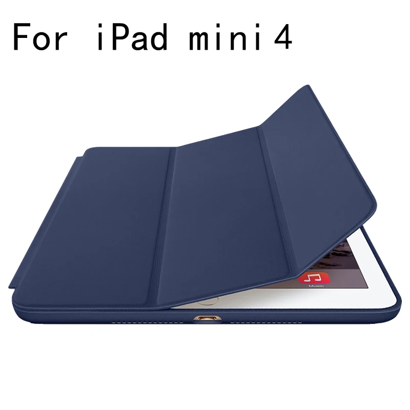 Оригинальный умный чехол для планшета защитный из искусственной кожи Apple i pad mini4 7
