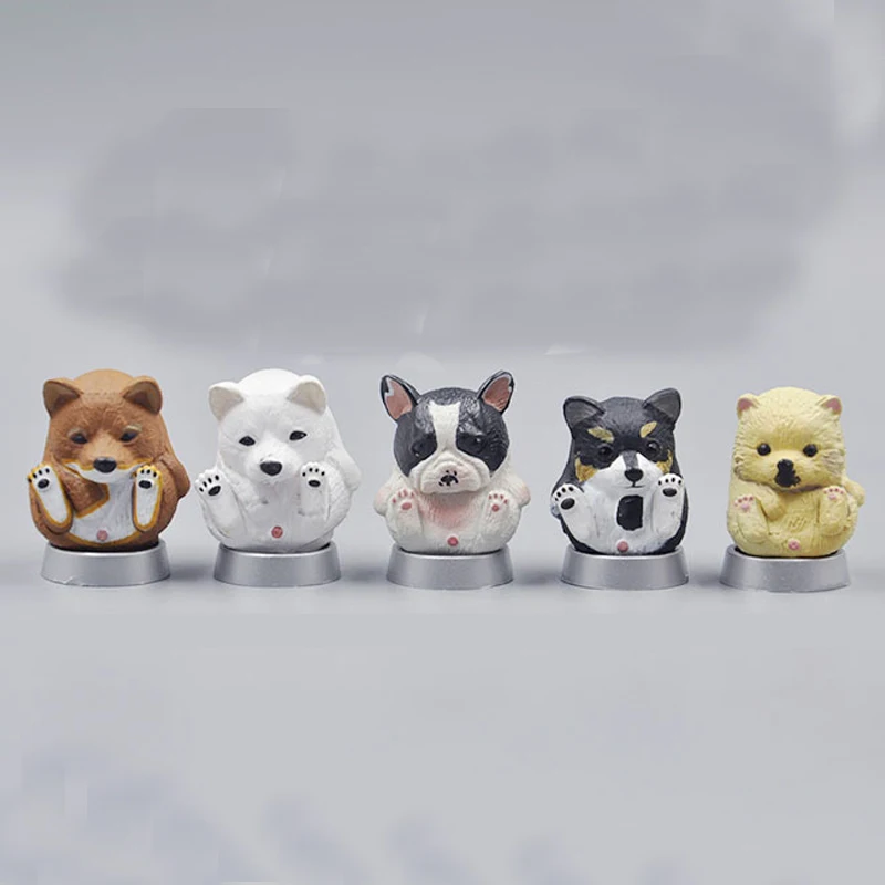 Круглая симпатичная собачка Шиба ину Bulldog Pomeranian Huskies разнообразные модели