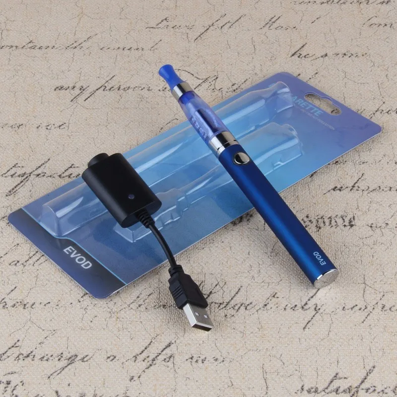 Evod ce4 блистерный комплект, цветной аккумулятор ego t evod 650mah 900mah 100 mah, зарядное устройство usb, электронная сигарета-кальян, набор ручек vaper