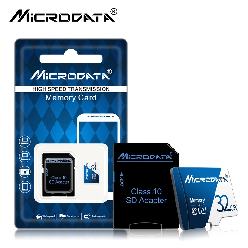 Micro SD карты класса 10 SDHC/SDXC 64 ГБ 32 16 8 4 256 памяти flash C10 tf для телефона планшета|Карты