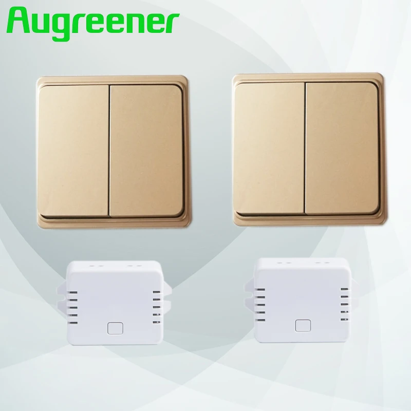 Augreener Беспроводной настенный выключатель Дистанционное управление 220 В