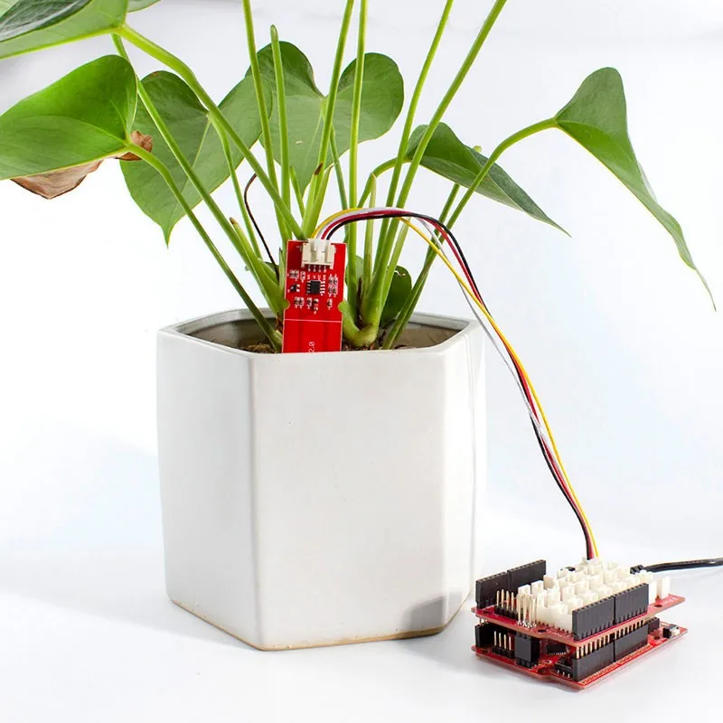 Elecrow 5 шт./лот емкостный датчик влажности почвы для Arduino измерения влажности датчики грунта для DIY умный полив набор для установки