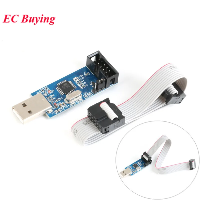 USBASP USBISP AVR программатор USB ISP USB ASP ATMEGA8 ATMEGA128 с поддержкой Win7 Win8 Win8.1 32/64