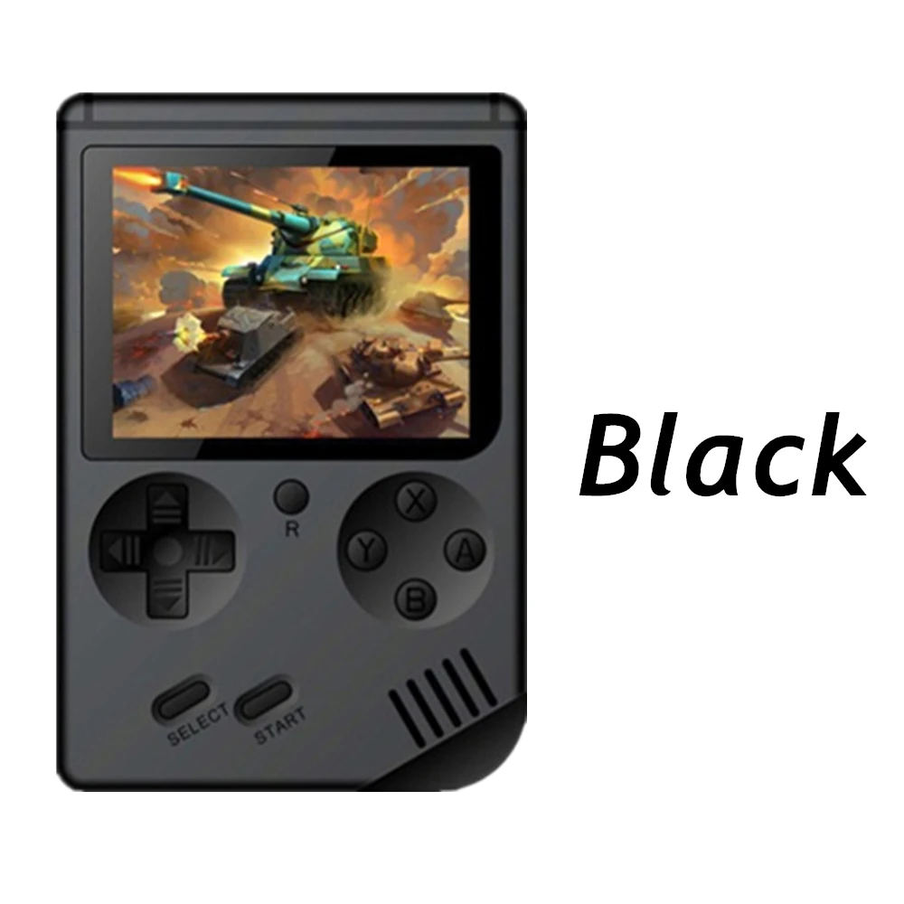 Black 168 игр Мини Портативная Ретро видео консоль портативная игра Advance Players Boy 8 бит встроенный Gameboy 3,0 дюймов цветной ЖК-экран - Цвет: Black