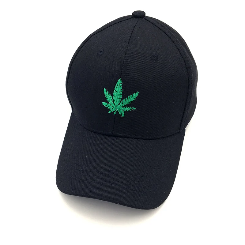 Новая мода вышивка кленовый лист Белая Кепка Snapback головные уборы для мужчин и