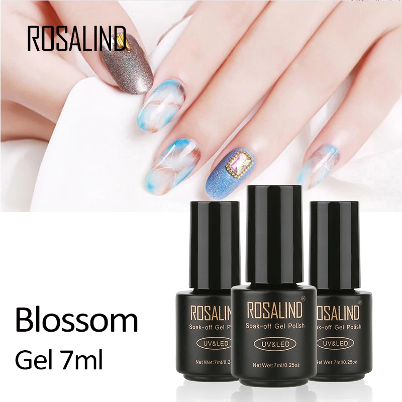 ROSALIND гель 1 S дизайн ногтей desgin Blossom средство для полировки своими руками Цветущий