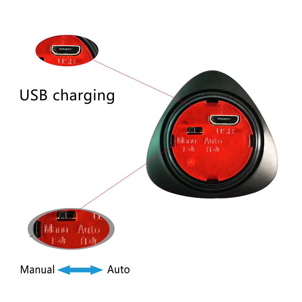 Новый Интеллектуальный индукционный велосипедный задний светильник тормозной
