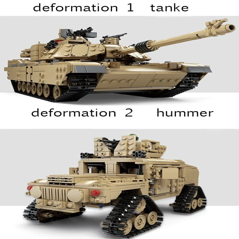 New product KY10000 new tank M1A2 gram puzzle children building toy century military | Игрушки и хобби
