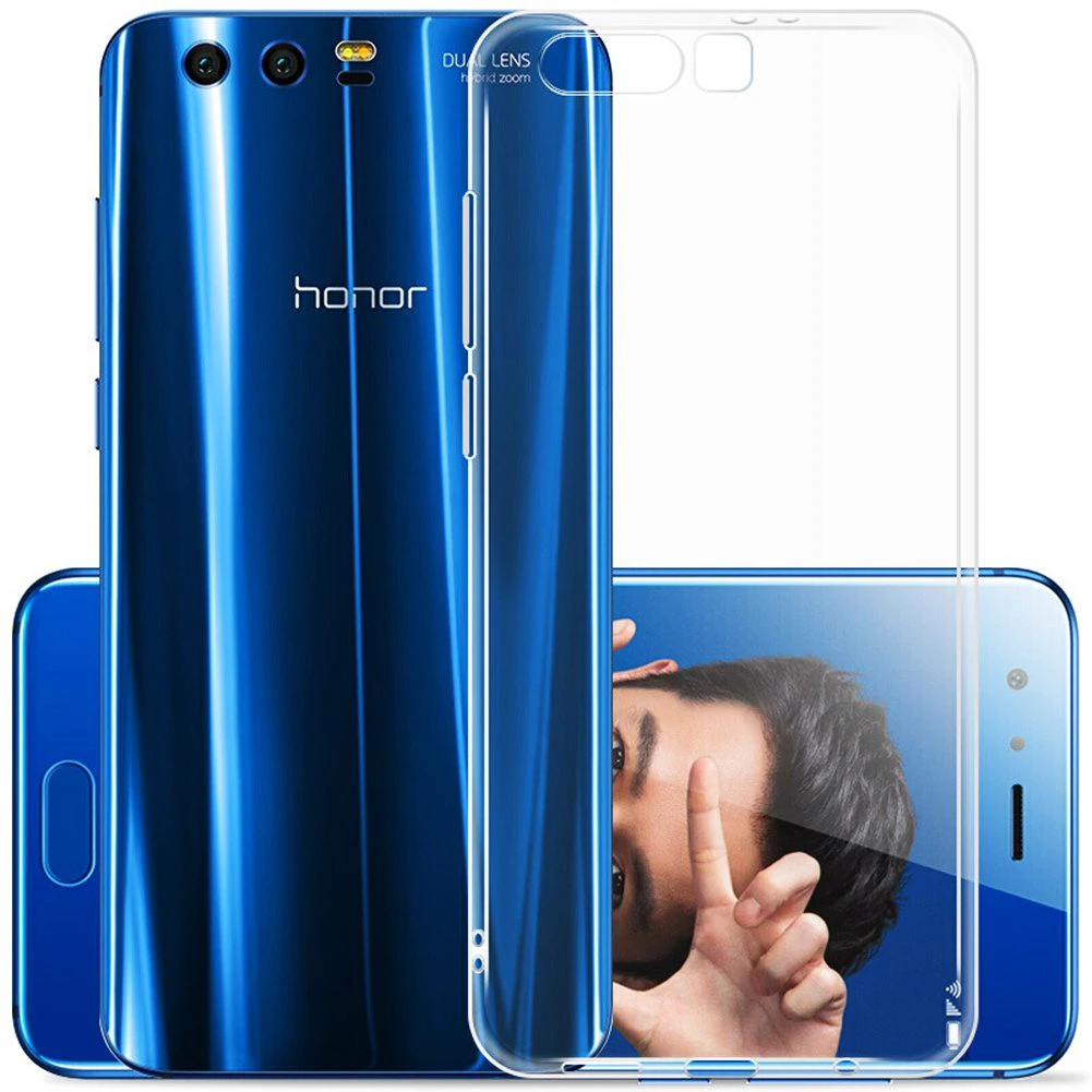 Прозрачный мягкий гелевый Чехол из ТПУ для Huawei Honor 9 80 70 Pro 50 60 SE 10X 9X 20 Lite Premium 30 Pro 10 9S 30S, силиконовый чехол для телефона