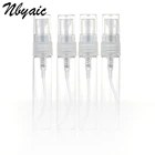Портативный мини-флакон для духов Nbyaic, 5 шт., пустая стеклянная бутылка, бутилированный Тонер, для косметики, распылитель, 2 мл, 3 мл, 5 мл, 10 мл