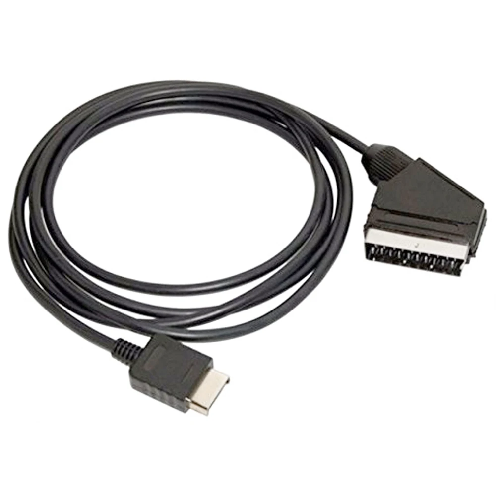 Кабель Scart RGB 1 8 м аудио-и видеокабель AV для воспроизведения 2 3 PS1 PS2 PS3 | Электроника