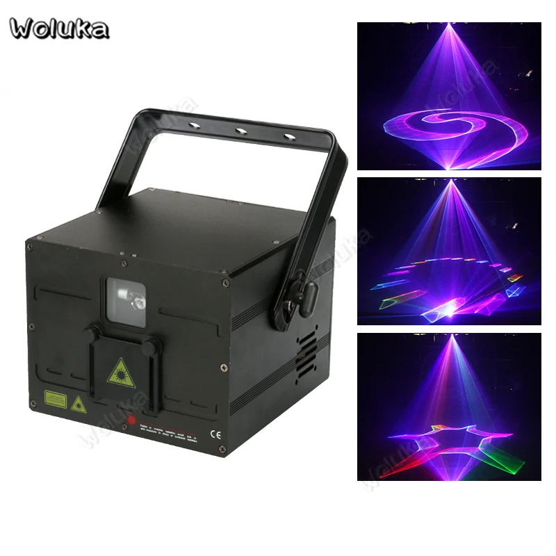 Стерео 3D анимационный лазерный свет RGB Полноцветный сценический ing bar Scan laserktv