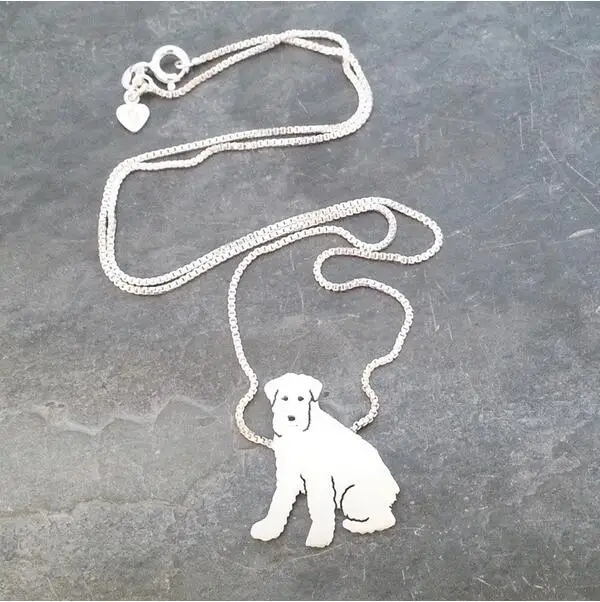 

Wholesale Custom Wheaten Terrier Necklace, Your Pet Pendant, Dog silhouette Memory Jewelry Keepsake Memorial Gift--12 pcs/Lot