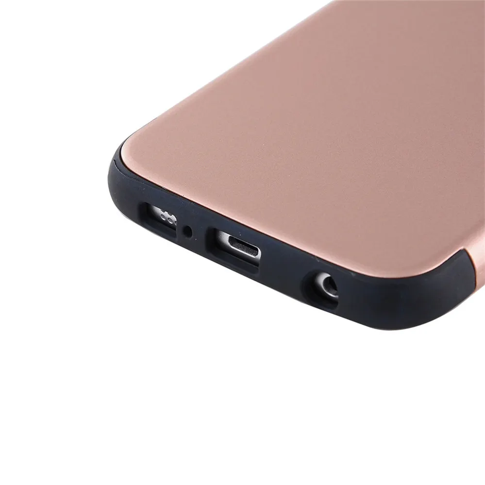 Для Samsung Galaxy S6 [просто здорово] PC + TPU Гибридный сотовый телефон задняя Броня