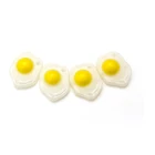 20 шт., форма для жарки яиц в виде подвески полимерные Стразы плоские с оборота в течение долгих ожерелье, кулон, серьги 