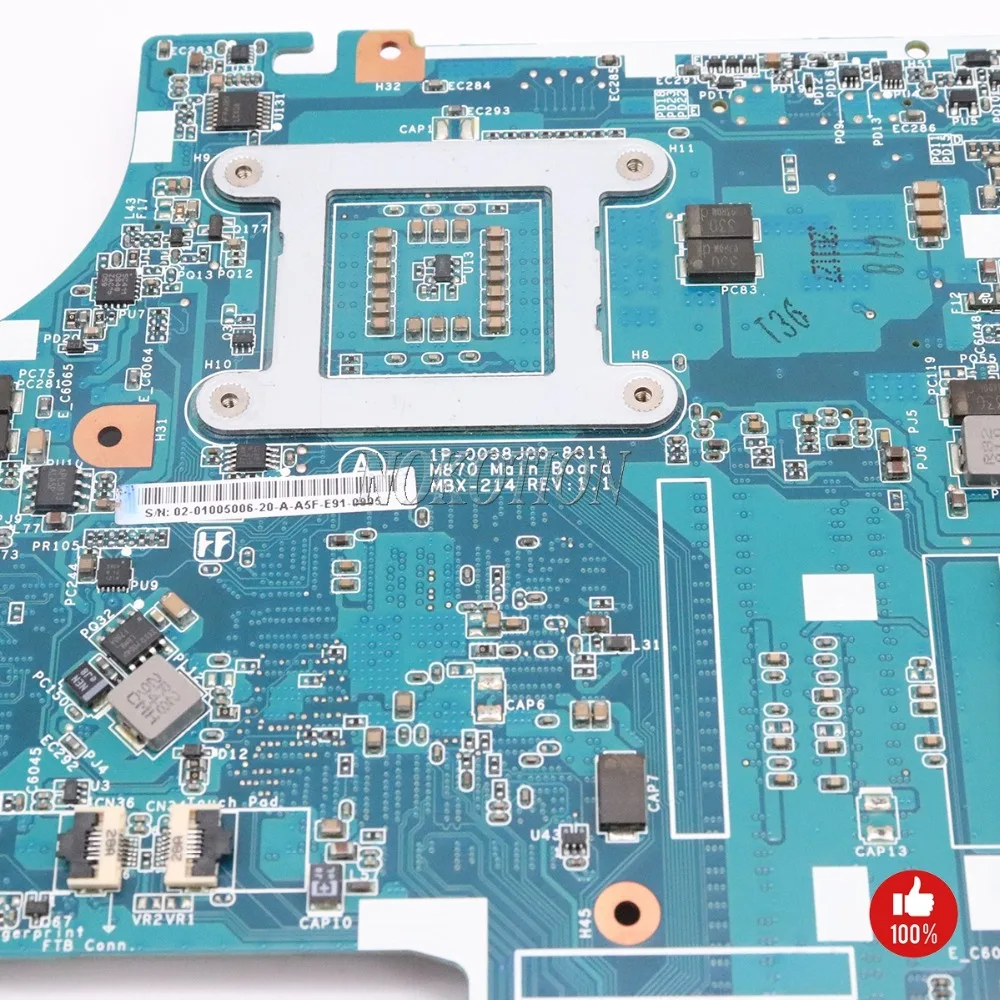 Ноутбук NOKOTION A1749960B A1749959B 1P 0098J00 8011 M870 SONY Vaio ноутбук с процессором anakart PM45 DDR3 G210M GPU