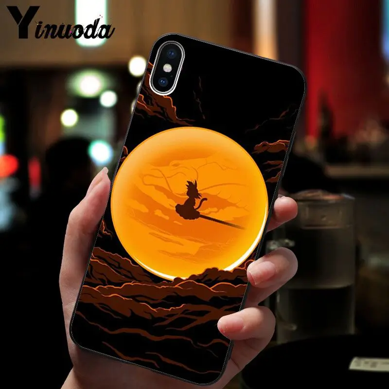 Yinuoda Dragon Ball новое поступление черный чехол для мобильного телефона iPhone X XS MAX 6 6s 7