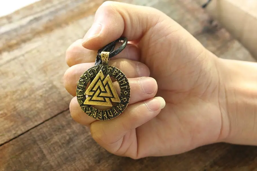 Lanseis Мужская подвеска 10 шт. языческий амулет из славянской шерсти валкнут