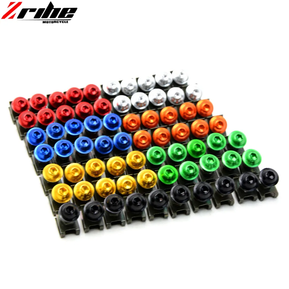 Для Универсальный 5 шт. от тела мотоцикл обтекатель винт крепления клипы