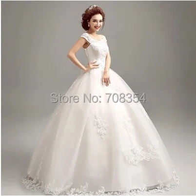 Лидер продаж кружевное свадебное платье принцессы с вырезом лодочкой и вышивкой