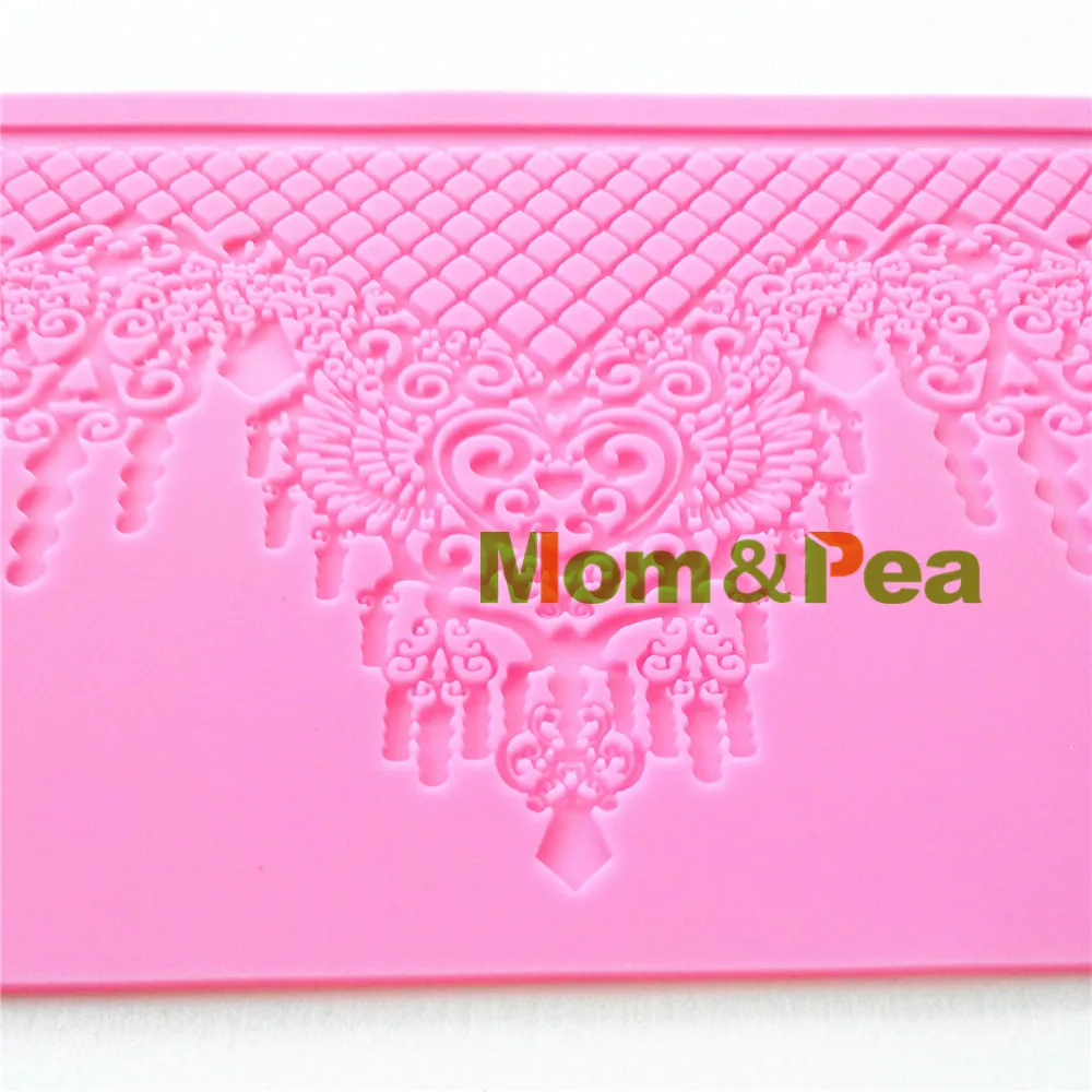 Силиконовая кружевная форма Mom & Pea GX147 бесплатная доставка большой размер