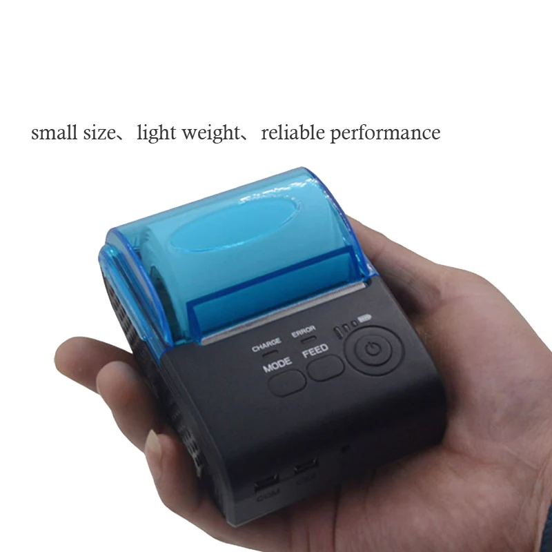 Pos58 Android pos Билл мобильный аккумуляторная термопринтер с большим хранения и Тесты