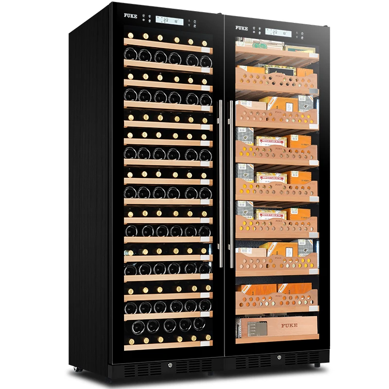 Шкаф для сигар со светодиодным освещением humidor винный шкаф дисплей большой