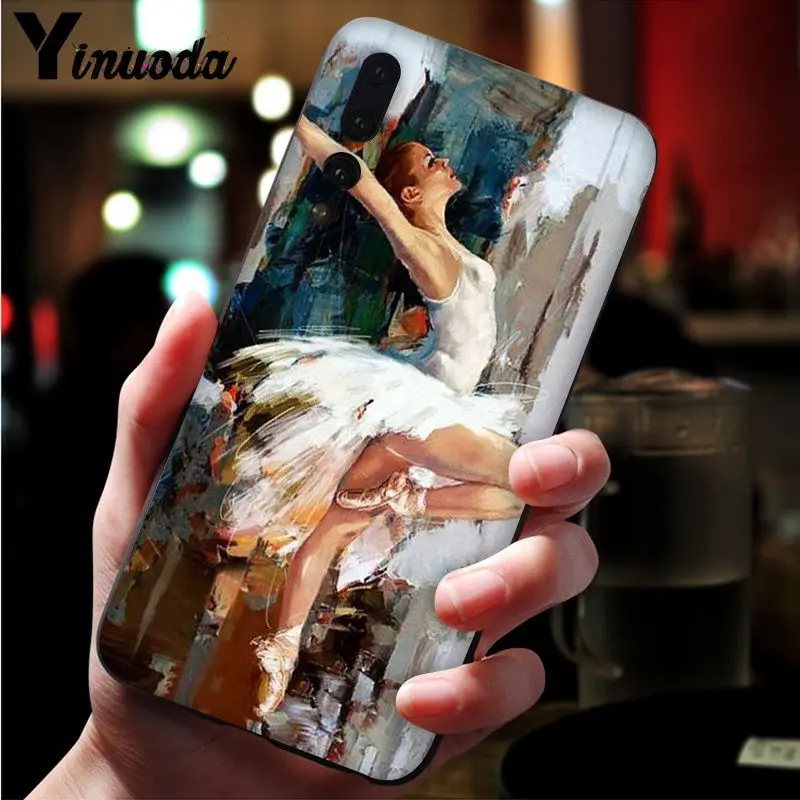 Yinuoda Балерины Девушка Танцы клиент высокое качество чехол для телефона Huawei Mate10 Lite