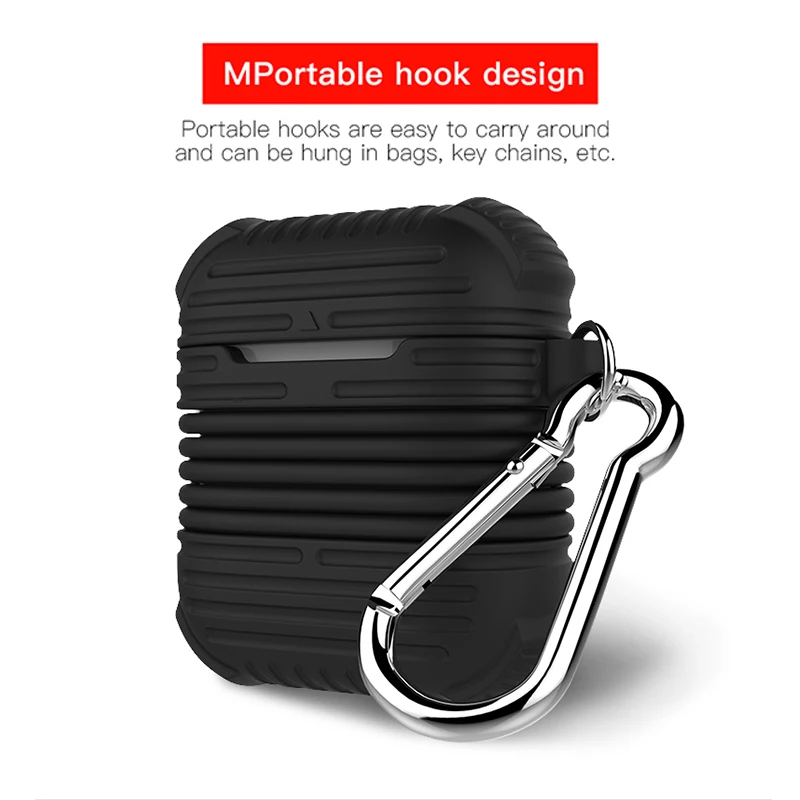 ! Чехол для наушников ACCEZZ AirPod защитный чехол сумка 2 в 1 набор Apple Airpods Bluetooth