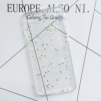 qianliyao for samsung galaxy a10 a20 a30 a50 a60 phone cases for samsung a51 a71 a81 bling stars sequins clear soft tpu cover