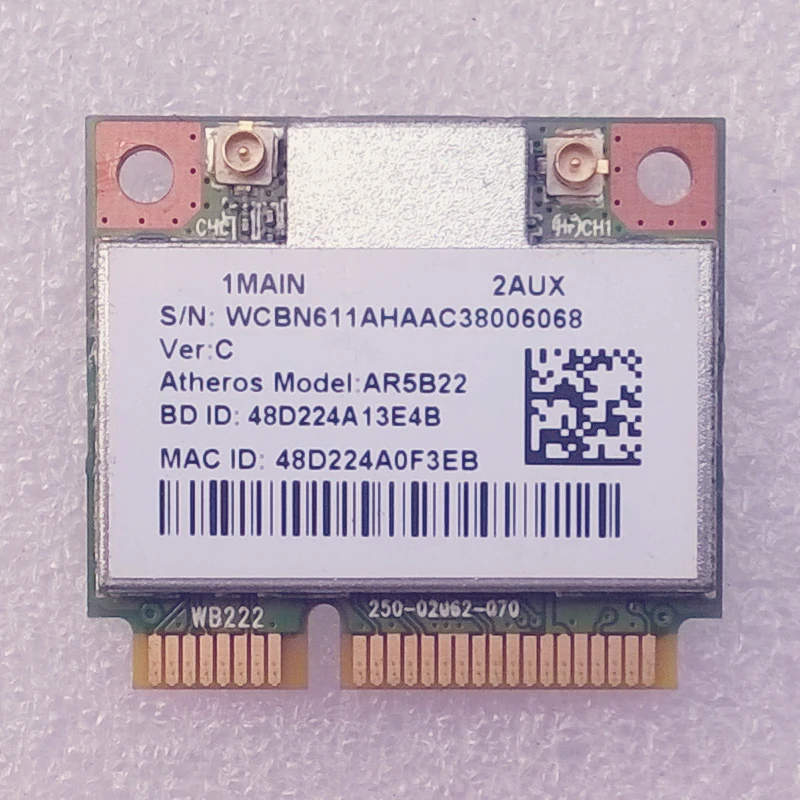 Оригинал AR5B22 802.11a/b/g/n WiFi и Bluetooth 4 0 карта|bluetooth card|wifi nwifi wifi |