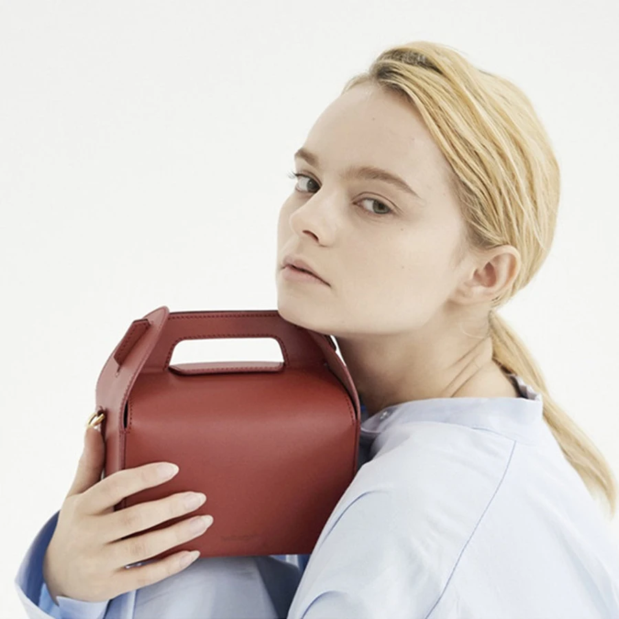 Модные женские сумки в коробке роскошные Сумки из искусственной кожи однотонные