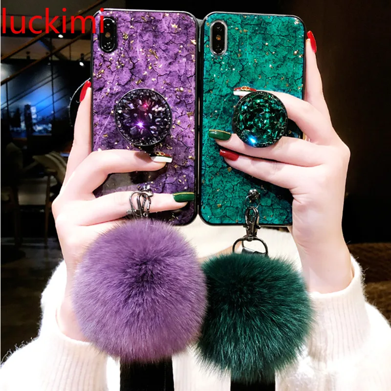 For xiaomi 8 5x 6x mix2s note3 8lite 8se Gold Bling Marble Case |